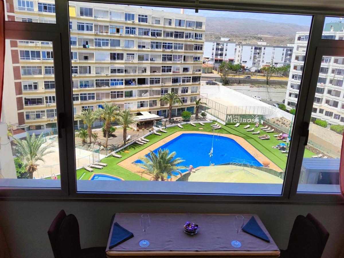 Residencial Los Molinos Con Piscina, Tv Internacional Y Wifi Плайя-дель-Инглес Экстерьер фото